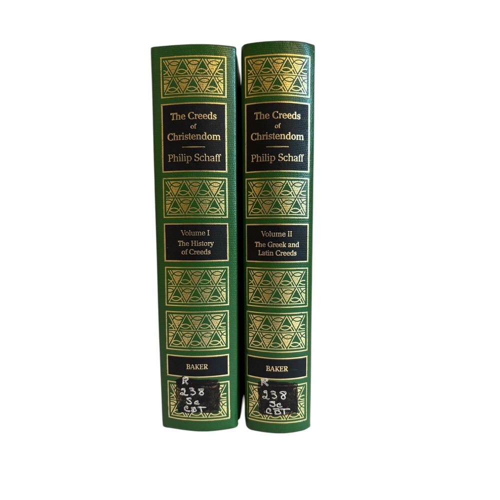 The Creeds of Christendom Philip Schaff Volumes I & II Baker Books 1983 Green
